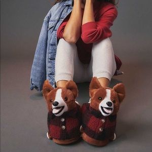 American Eagle Corgi Slippers
